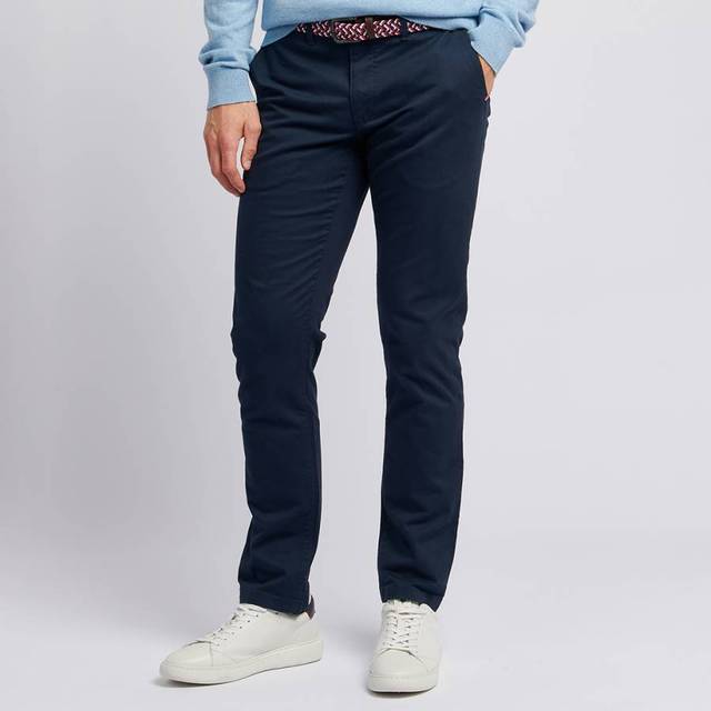 U. S. Polo Assn U. S. Polo Assn. Blue Mens Classic Chinos Trousers
