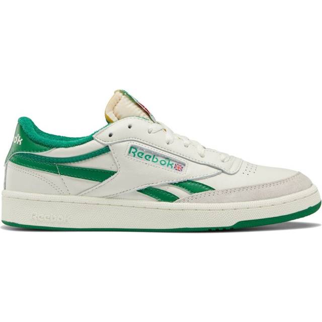 Reebok Club C Revenge Vintage sneakers för män, Chalk Collegiate Royal Excellent Red, 45.5 EU