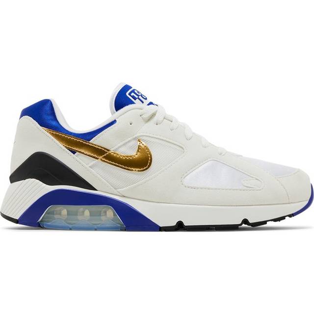 Nike Kids Air 180 Summit White Metallic Gold, 5.5