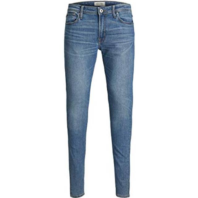JACK & JONES mäns skinny fit jeans Tom ORIGINAL AM 815 STS, Blå (Blue Denim), 32W x 32L