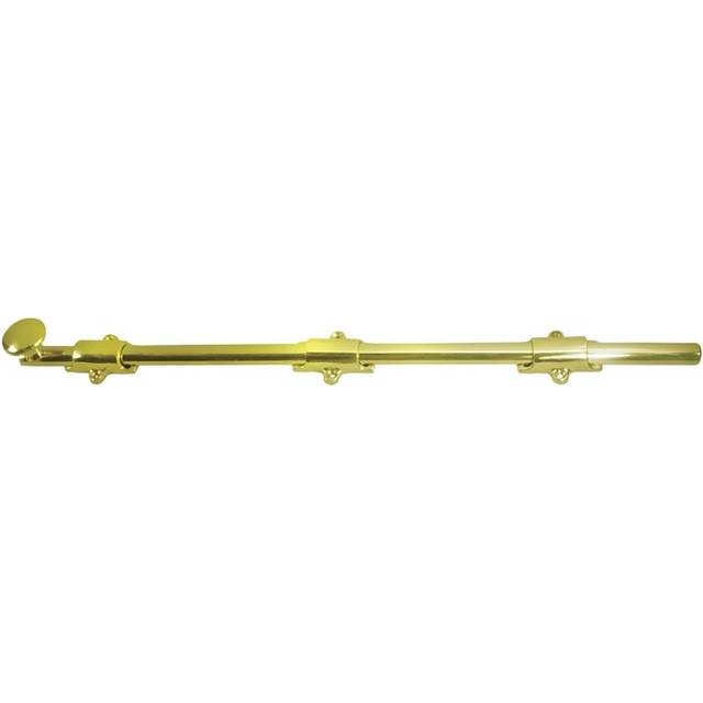 Deltana 18SB3 HD Solid Brass 18-Inch Surface Bolt