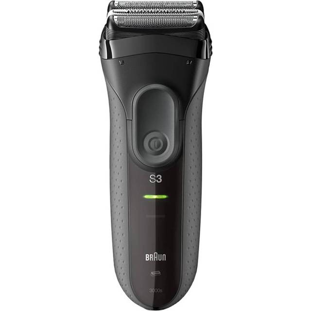 Braun Series 3 ProSkin 3000s Black Rechargeable Electric Razor - 6.75 x 15.5 x 22.2cm