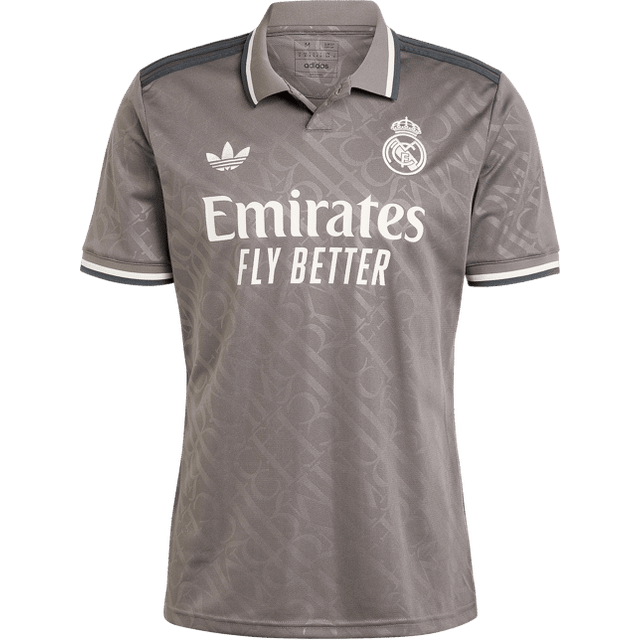 Real Madrid 24/25 Tredjetröja - Charcoal / Charcoal