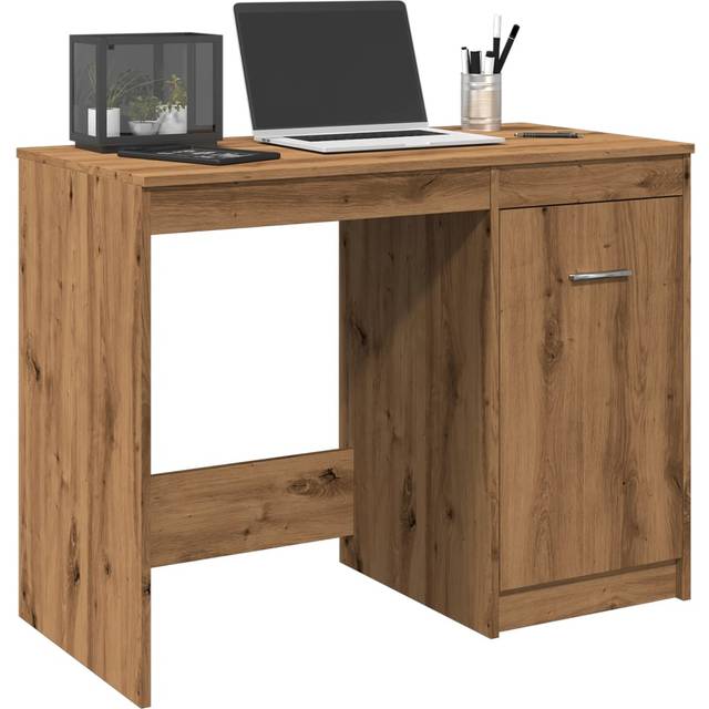 Skrivbord artisan ek 100x50x76 cm konstruerat trä