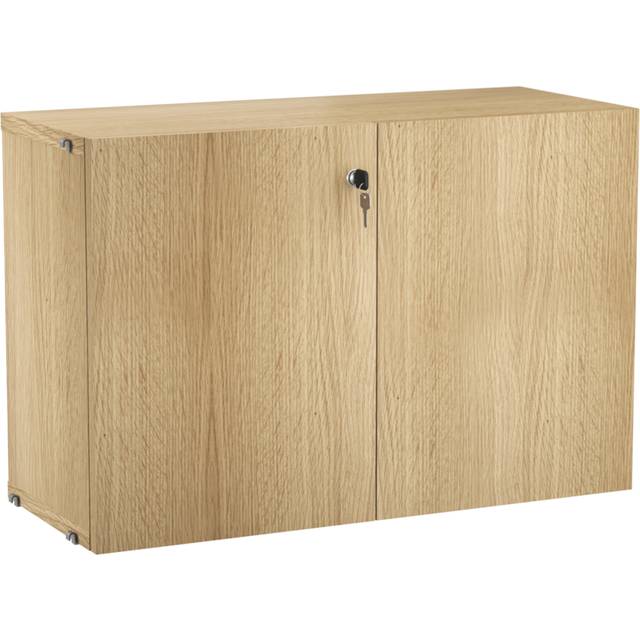 String Cabinet With Lock, Oak