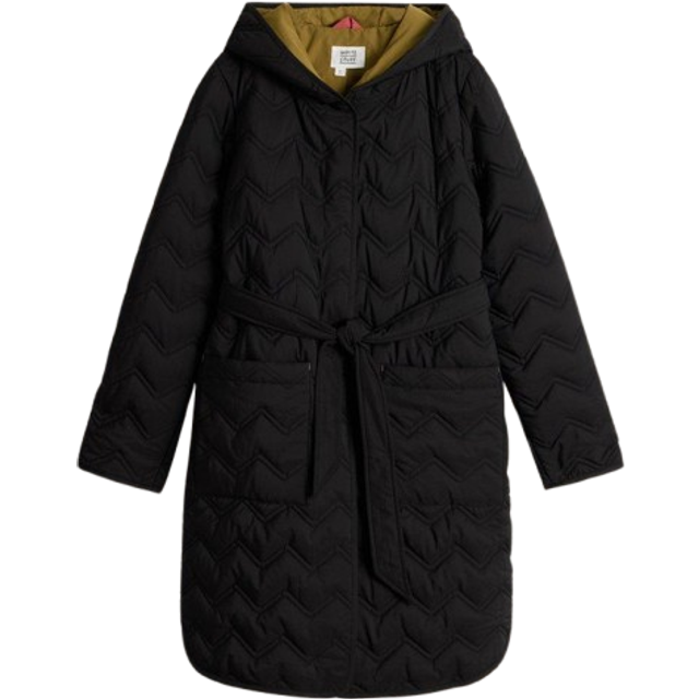 White Stuff Arlet Quilted Coat, Black