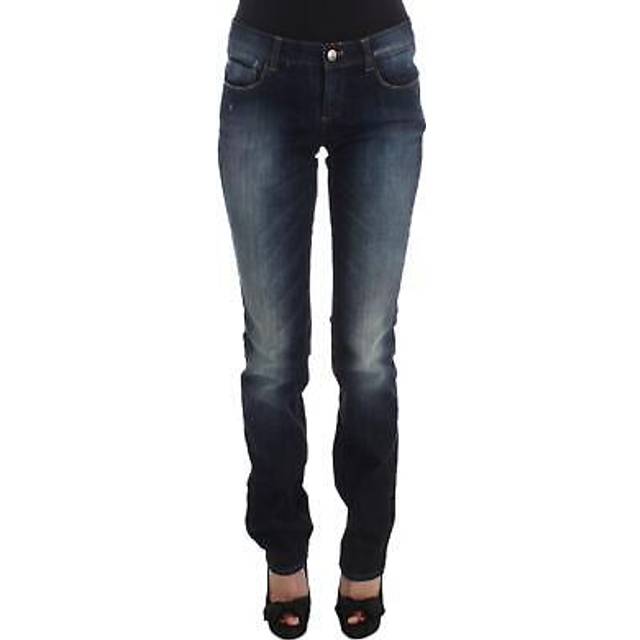 Costume National, Jeans, Dame, Blå, W26, Bomuld, Slim-fit Jeans