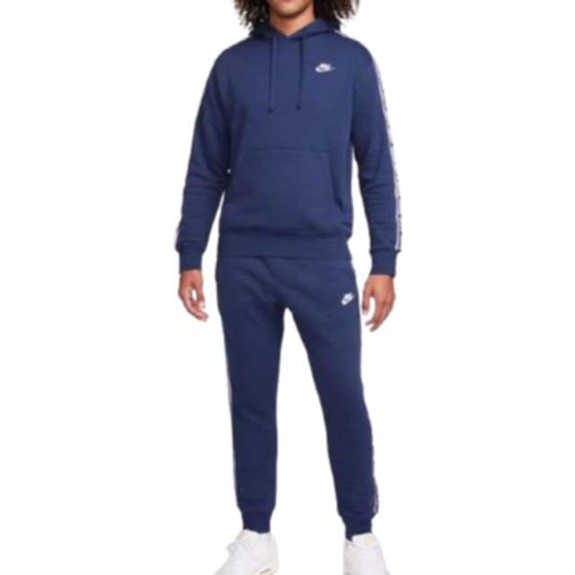Nike Club Hooded Tracksuit Navy