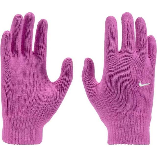 Nike Unisex Adult TG 2 Lekfulla stickade Swoosh-handskar L-XL vit/rosa