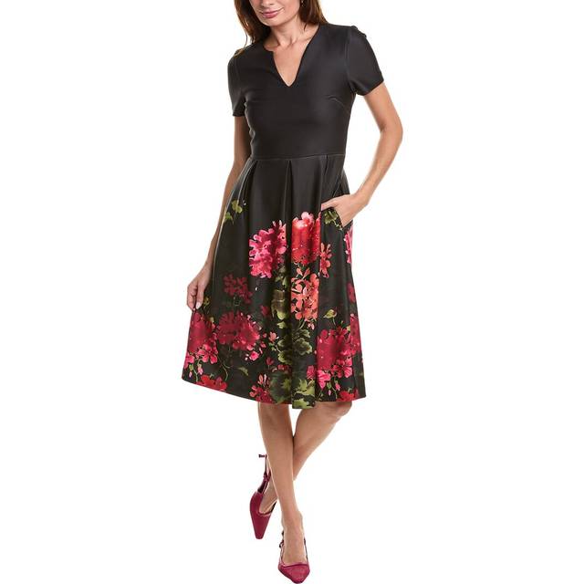 Donna Ricco Techno Scuba Sheath Dress