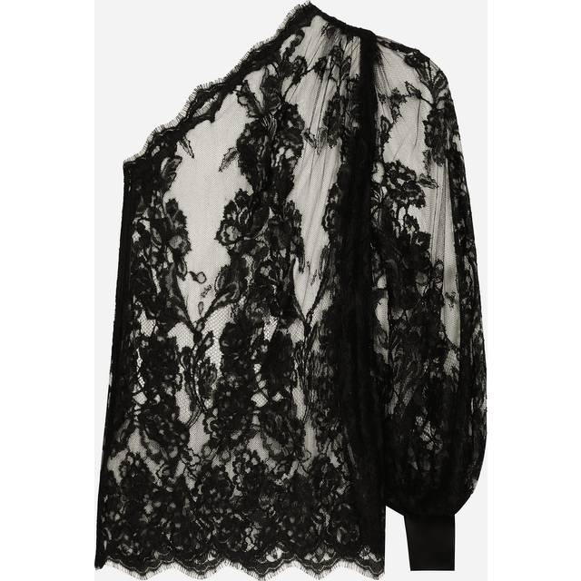 Dolce & Gabbana, Blouses, female, Black, XS, Stylish TOP for Fashion Lovers