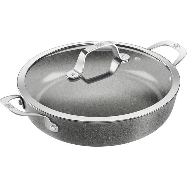 Ballarini Salina Ceramic Granit serveringspanna med glaslock 28 cm - Grå