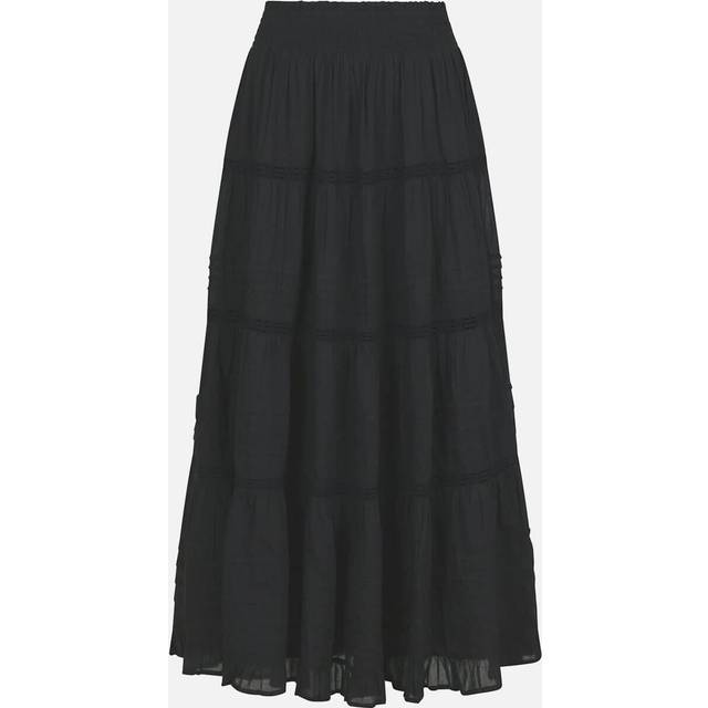 Neo Noir, Kjol, Dam, XS, Bomull, Svart Spetskjol Felicia S Voile - black (XS)