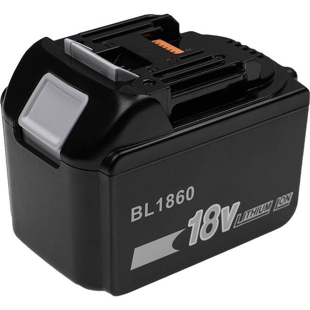 Extensilo - Battery compatible with Makita DSD180ZJ, DSL800, DSL800ZU, DSP600, DSP600ZJ, DSC553ZJ, DSD180 Power Tools (6000 mAh, Li-Ion, 18 v)