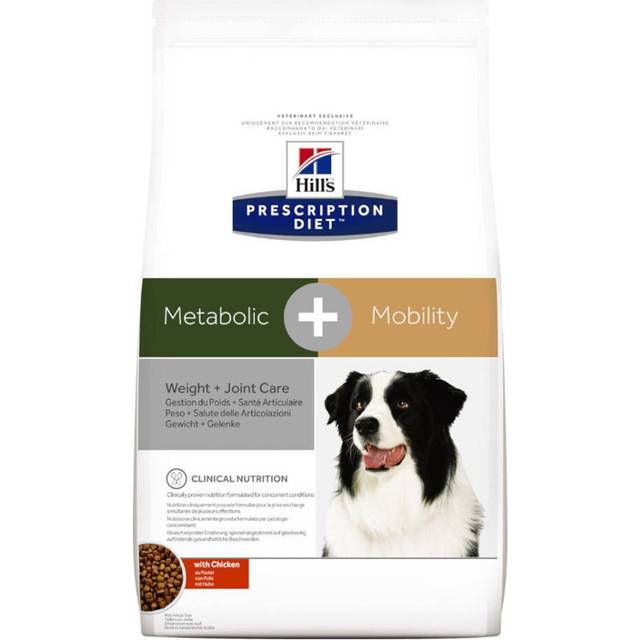 Hill's PRESCRIPTION DIET Metabolic + Mobility Torrfoder till Hundar med Kyckling - 4 kg (4 kg)