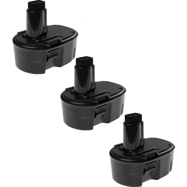 Extensilo - 3x Replacement Battery compatible with Dewalt DW906, DW918, DW928K, DW931K, DW935, DW937K, DW941K, DW966K Electric Work Tool (3300 mAh,