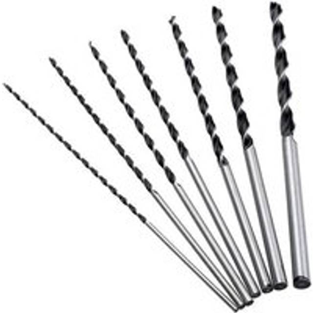 7Pcs 12 Brad Point Drill Bits Tools Wood Boring Extra Long Drill Tool