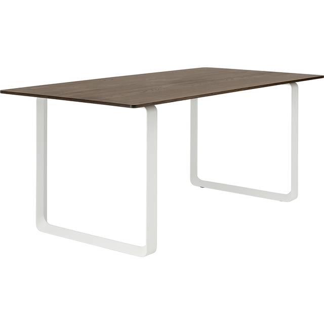 Muuto 70/70 matbord 170x85 cm Solid smoked oak-White - Beige