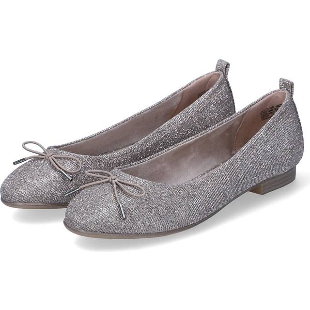 Tamaris - Glittriga ballerinaskor storlek 37 - Rose Glam (37)
