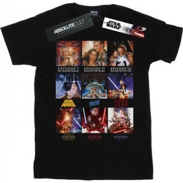 (M, White) Star Wars Mens Poster Saga T-Shirt