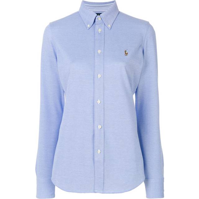 Polo Ralph Lauren - slim oxford shirt - women - Cotton - S - Blue