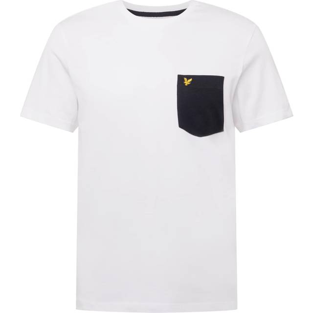 LYLE & SCOTT Contrast Pocket T-Shirt |Vit |XS