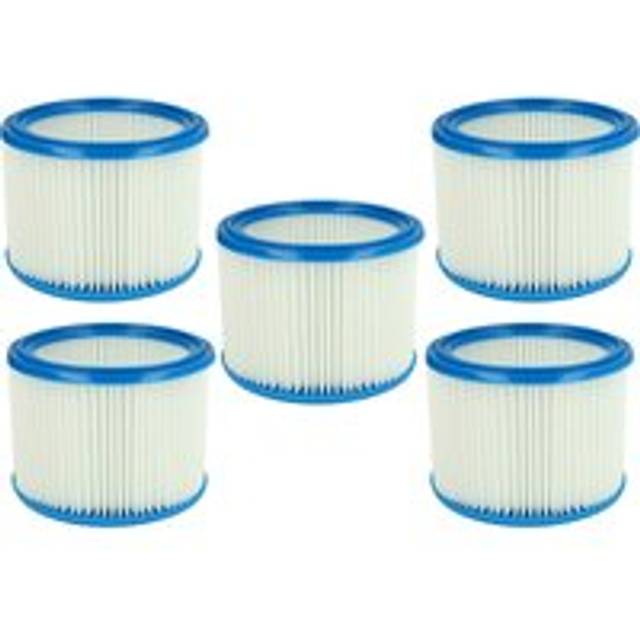 Vhbw - Set 5x Filters Replacement for Milwaukee 4932352304, 4002395369638 for Vacuum Cleaner - Cartridge Filter