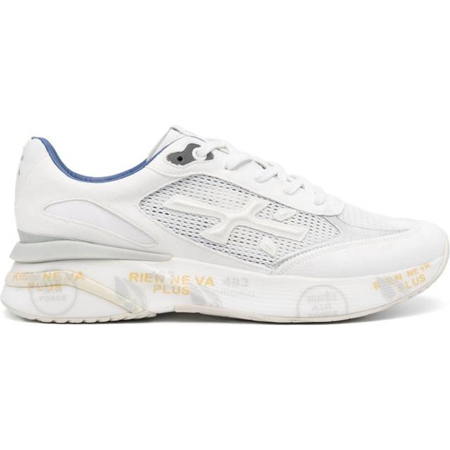 Premiata - Moerun low-top sneakers - men - Polyester/Polyethylene vinyl acetate (PEVA)/Mesh/Calf Leather - 6 - White