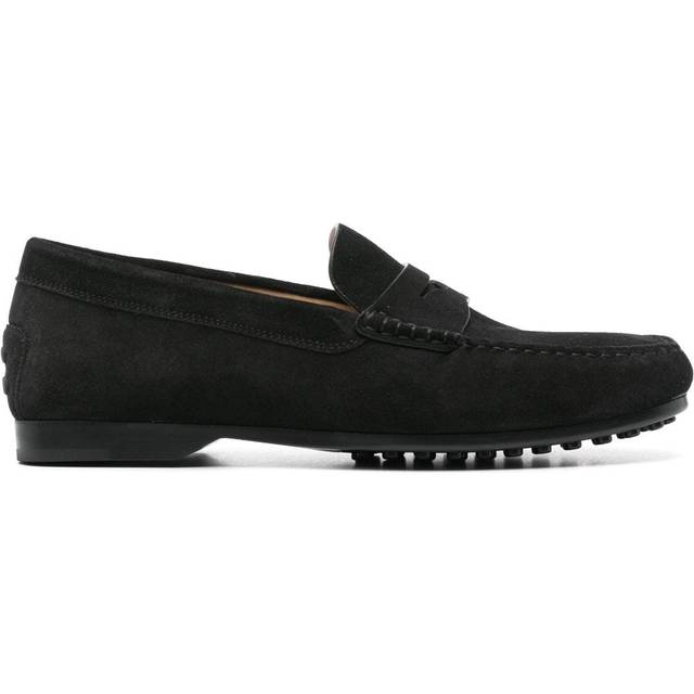 Tod's - Gommino loafers - men - Calf Leather/Rubber/Calf Suede - 11 - Black