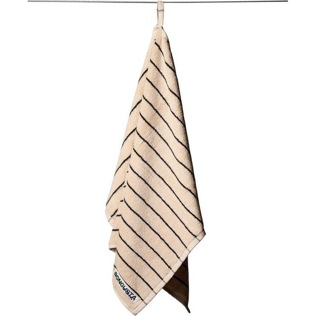 Bongusta - Naram Towels - Handduk - Camel / Ink - 70 x 140 cm