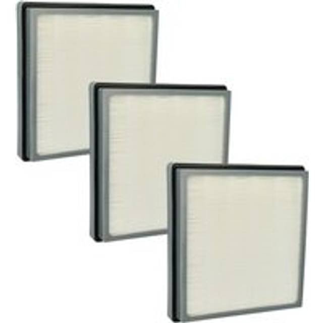 3x Replacement Filter compatible with Nilfisk ss Vapor, ss Mercury, hds 1010, hds 1005, gds 1010 Vacuum Cleaner - Exhaust Filter Grey White - Vhbw