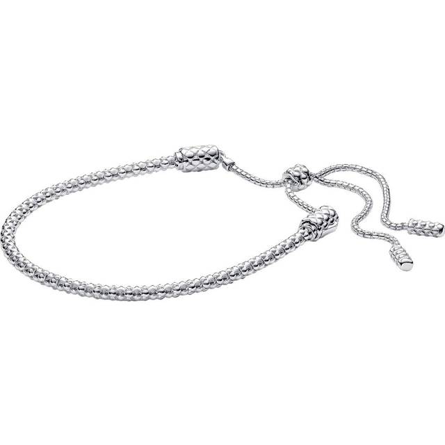 Pandora Pandora Moments Sliding Magnetic Clasp Snake Chain Bracelet - 17cm - Silver