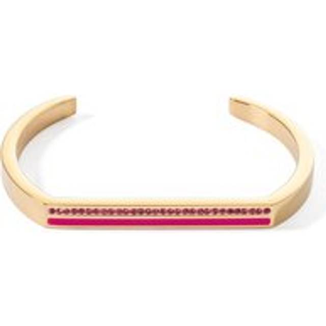 Coeur De Lion Gold Cuffed Bangle, Size 16