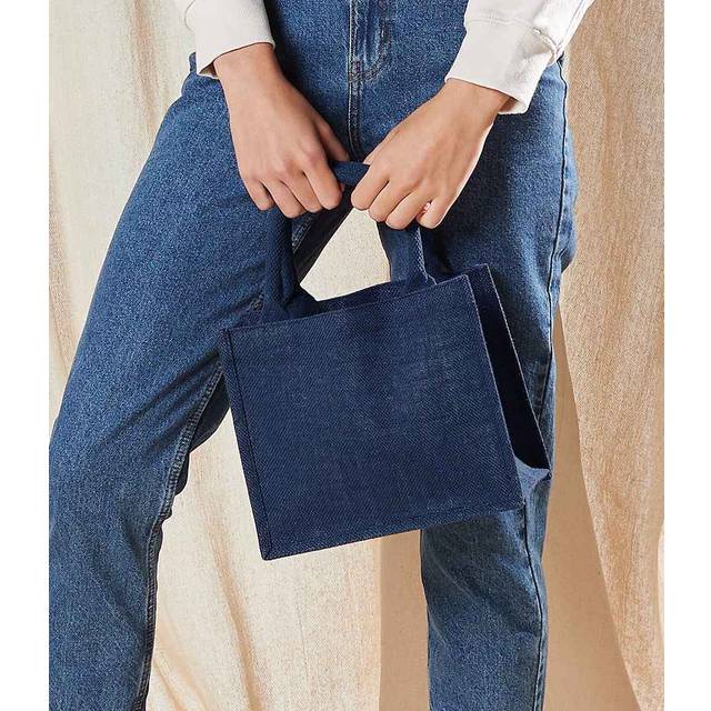 Westford mill laminated jute mini gift bag
