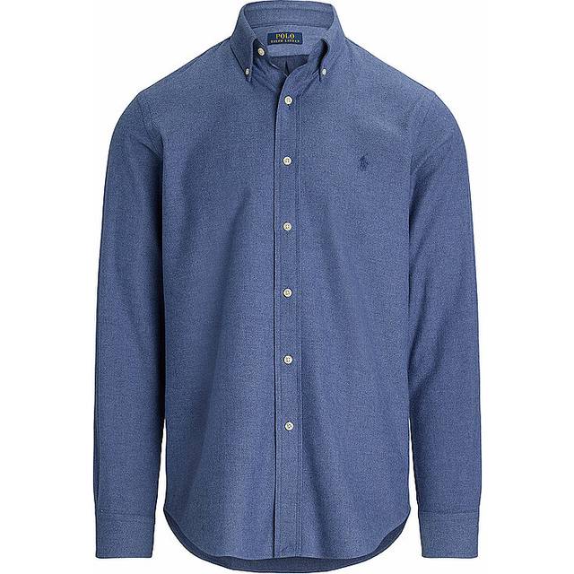 Polo Ralph Lauren Soft Flannel Twill Shirt Blue Heather