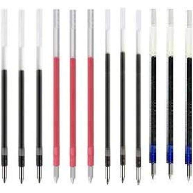 Uni-ball SXR-80-05 Jetstream Ballpoint Multi Pen Refills  Extra Fine Point 0.5mm  4 Color Refills(Black/Blue/Red/Green) 12 Total Value Set