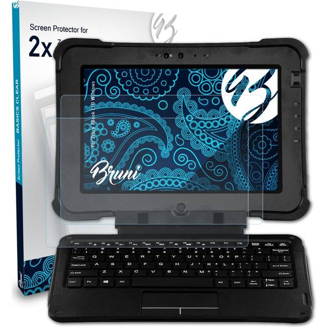 Bruni 2x protective film for zebra xbook l10 windows screen protector