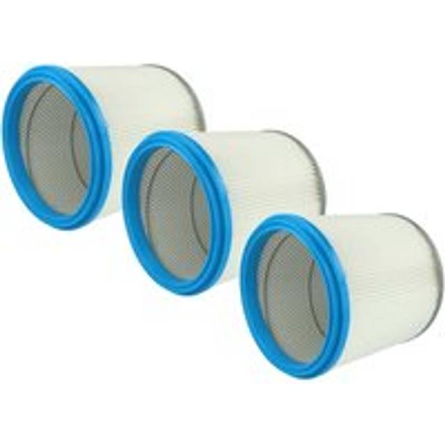 Vhbw - Set 3x Replacement Filters compatible with Bosch gas 14-20 rfb, gas 12-50 rf, gas 12-50 f Vacuum Cleaner - Cartridge Filter