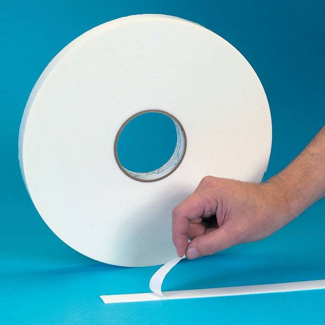 3M T95540321PK 1 in. x 72 yards Double Sided Foam Tape, Natural