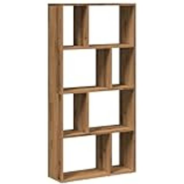 vidaXL Bokhylla ek 60x20x120 cm konstruerat trä