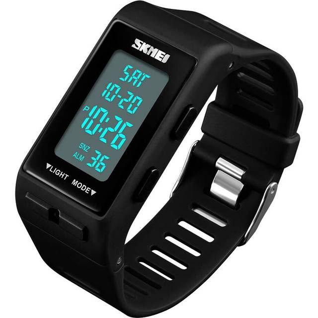 Men's Women Sport Digital Wrist Watch Countdown 12/24 Hour Alarm Waterproof Electronic Bracelet Watches
