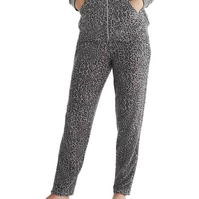 Damella Knitted Lounge Pants - Leopard - XX-Large