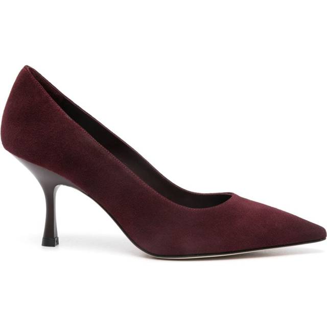 Stuart Weitzman - 75mm Naomi pumps - women - Suede - 38 - Red