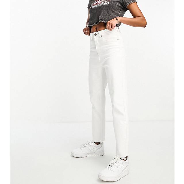 Stradivarius D10 Slim fit mom jeans White 8