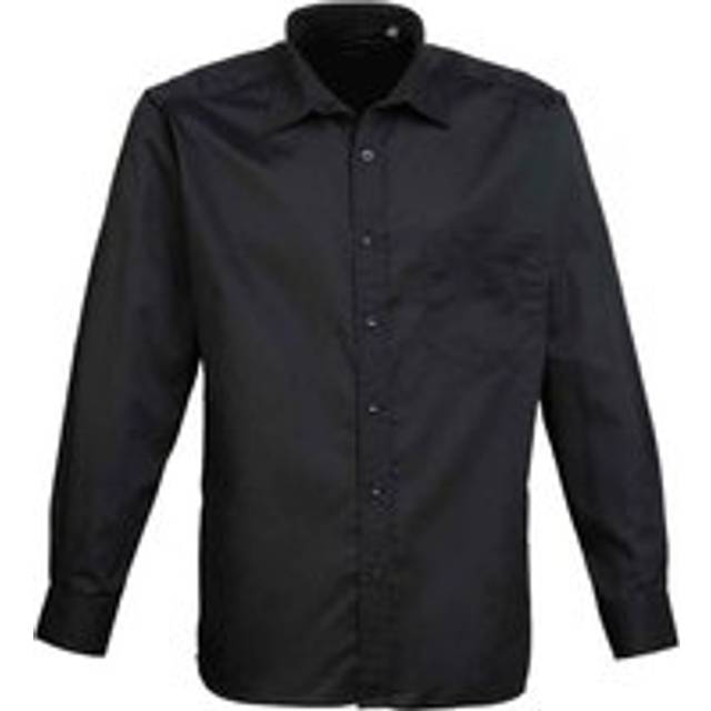 Premier mens poplin long-sleeved shirt pc5488