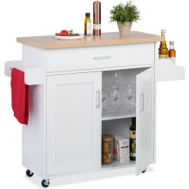 Kitchen trolley with worktop