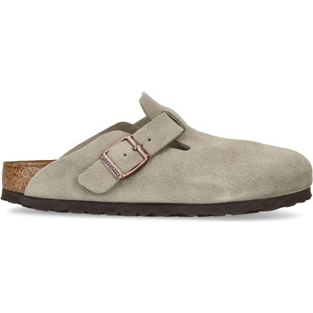 Boston Suede Clogs - BROWN - An essential classic with a retro feel, the iconic German brand Birkenstock continues to deliver a series of footwear styles that balance comfort and unmistakeable design.