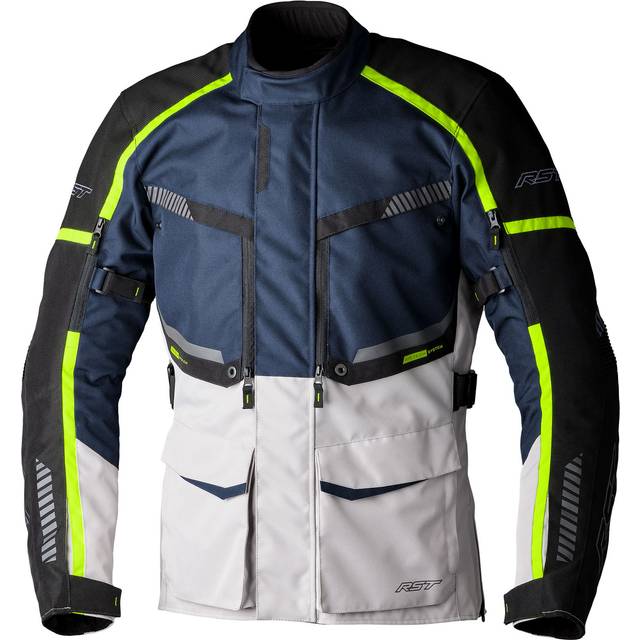 RST Maverick Evo MC-Jacka Navy-Silver XL