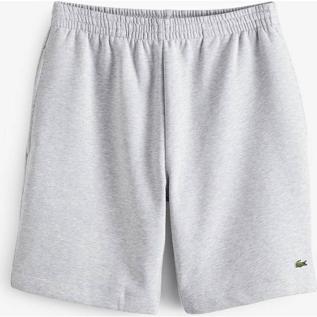 Sport Straight Shorts in Cotton Mix - Grey Marl