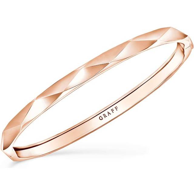 Rose Gold Laurence Graff Signature Bangle - 15